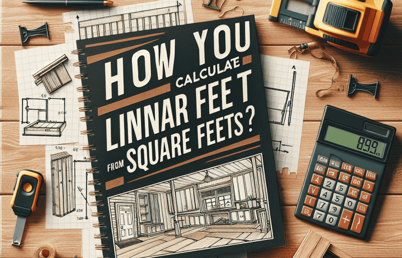 how do you calculate linear feet from square feet