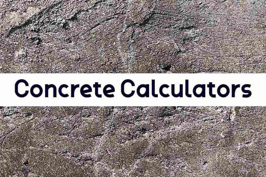concrete-calculator