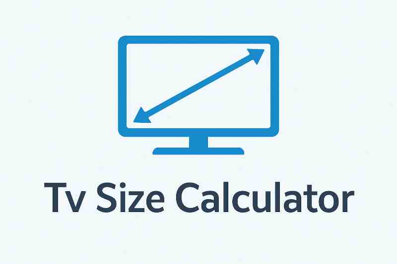 TV Size Calculator Based on Room Size