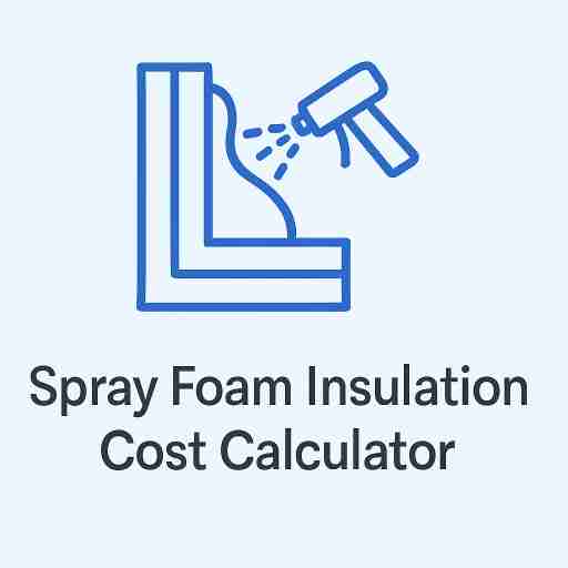 spray foam insulation cost calculator